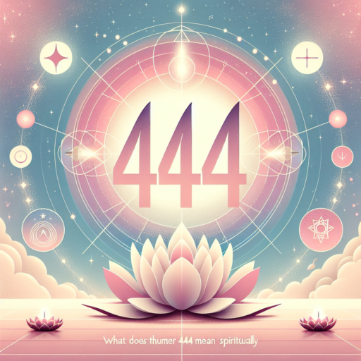 what does the number 444 mean spiritually